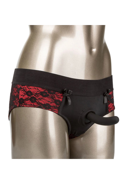 Bestel: Scandal Crotchless Pegging Panty Set S/M by CalExotics - bij Happytoys.nl, happytoys.be, Happytoys.ae: erotische sex webshop | liever Happy dan Easy ⭐⭐⭐⭐⭐