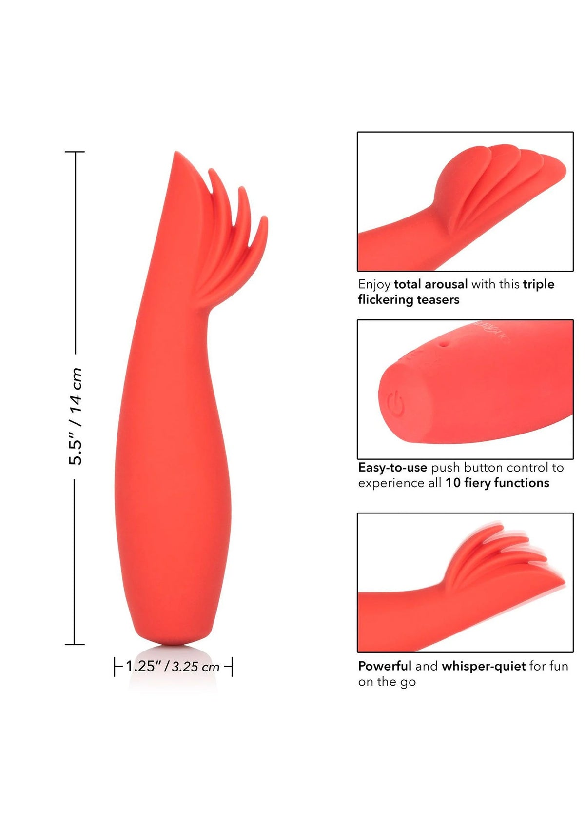 Bestel: Red Hot Blaze by CalExotics - bij Happytoys.nl, happytoys.be, Happytoys.ae: erotische sex webshop | liever Happy dan Easy ⭐⭐⭐⭐⭐