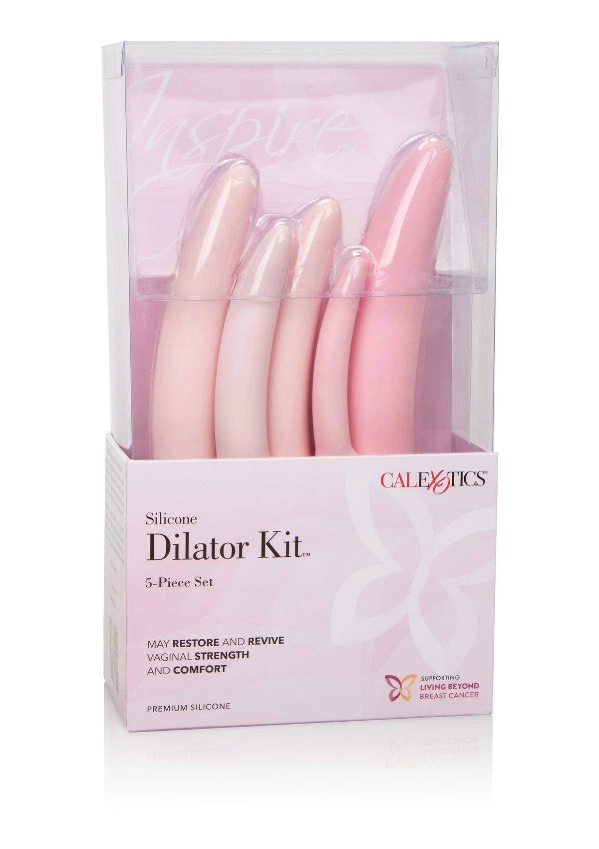 Bestel: Inspire Silicone Dilator Kit 5 - Piece Set CalExotics - bij Happytoys.nl, happytoys.be, Happytoys.ae: erotische sex webshop | liever Happy dan Easy ⭐⭐⭐⭐⭐