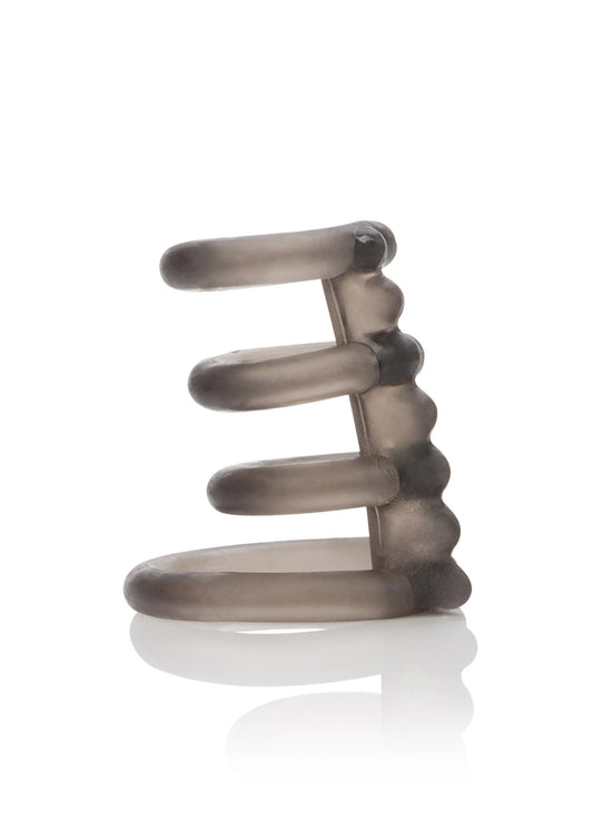 Bestel: Dr. Joel Kaplan Support Master Triple Smooth Cockring by CalExotics - bij Happytoys.nl, happytoys.be, Happytoys.ae: erotische sex webshop | liever Happy dan Easy ⭐⭐⭐⭐⭐ - Default Title - 13191 - GREY