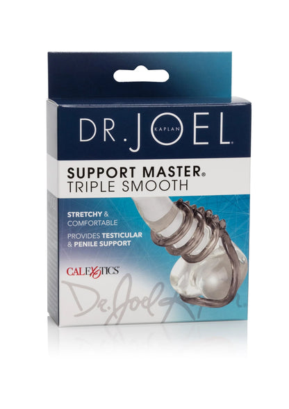 Bestel: Dr. Joel Kaplan Support Master Triple Smooth Cockring by CalExotics - bij Happytoys.nl, happytoys.be, Happytoys.ae: erotische sex webshop | liever Happy dan Easy ⭐⭐⭐⭐⭐