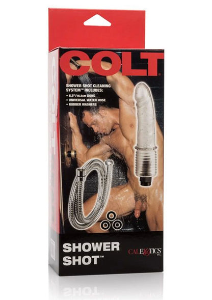Bestel: COLT Shower Shot Anal Douche with Dildo by CalExotics - bij Happytoys.nl, happytoys.be, Happytoys.ae: erotische sex webshop | liever Happy dan Easy ⭐⭐⭐⭐⭐