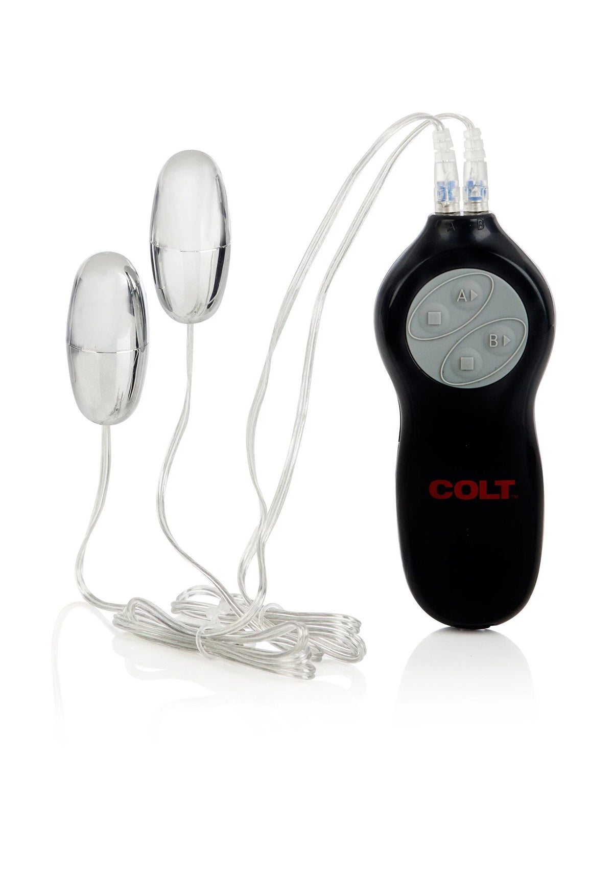 Bestel: COLT Twin Turbo Bullets Double Vibrator by CalExotics - bij Happytoys.nl, happytoys.be, Happytoys.ae: erotische sex webshop | liever Happy dan Easy ⭐⭐⭐⭐⭐ - Default Title - 13244 - SILVER