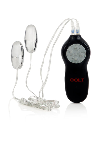 Bestel: COLT Twin Turbo Bullets Double Vibrator by CalExotics - bij Happytoys.nl, happytoys.be, Happytoys.ae: erotische sex webshop | liever Happy dan Easy ⭐⭐⭐⭐⭐ - Default Title - 13244 - SILVER