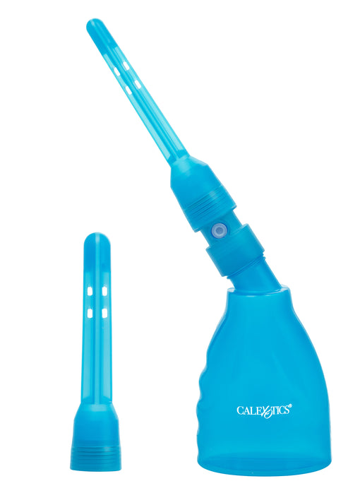 Bestel: One - Way Ultimate Douche by CalExotics Water Systems - bij Happytoys.nl, happytoys.be, Happytoys.ae: erotische sex webshop | liever Happy dan Easy ⭐⭐⭐⭐⭐ - Blauw - 13374 - BLUE