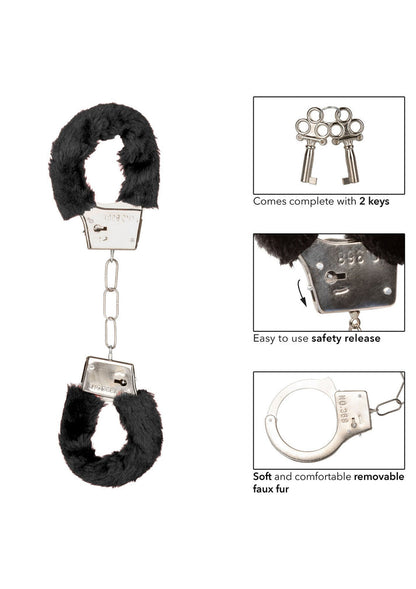 Bestel: Playful Furry Cuffs by CalExotics - bij Happytoys.nl, happytoys.be, Happytoys.ae: erotische sex webshop | liever Happy dan Easy ⭐⭐⭐⭐⭐