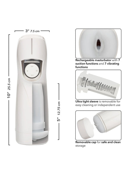 Bestel: Lifelike Pulsar Stroker by CalExotics - bij Happytoys.nl, happytoys.be, Happytoys.ae: erotische sex webshop | liever Happy dan Easy ⭐⭐⭐⭐⭐