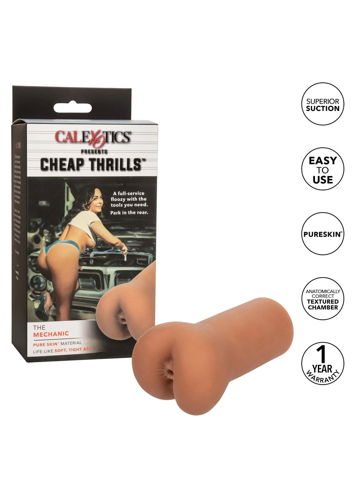 Bestel: Cheap Thrills The Mechanic Masturbator Stroker by CalExotics - bij Happytoys.nl, happytoys.be, Happytoys.ae: erotische sex webshop | liever Happy dan Easy ⭐⭐⭐⭐⭐