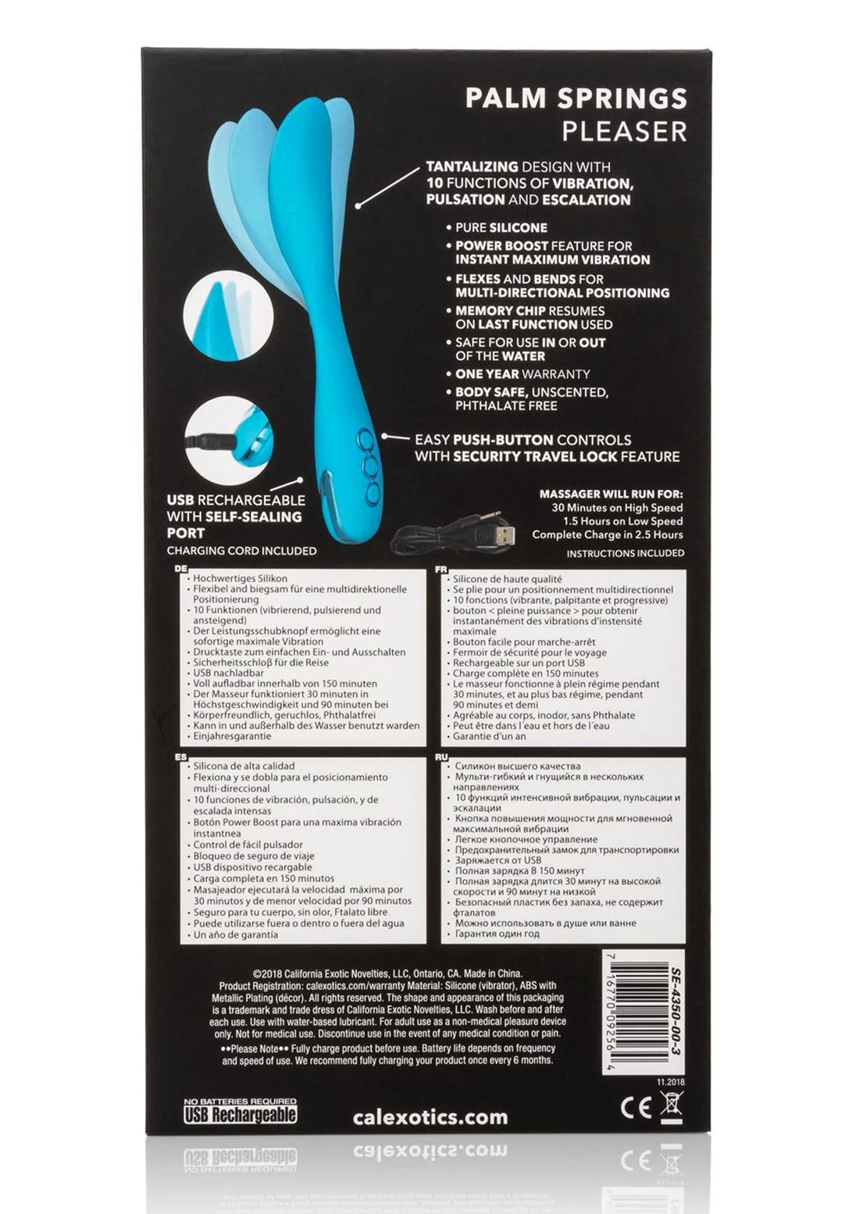 Bestel: California Dreaming Palm Springs Pleaser by CalExotics - bij Happytoys.nl, happytoys.be, Happytoys.ae: erotische sex webshop | liever Happy dan Easy ⭐⭐⭐⭐⭐