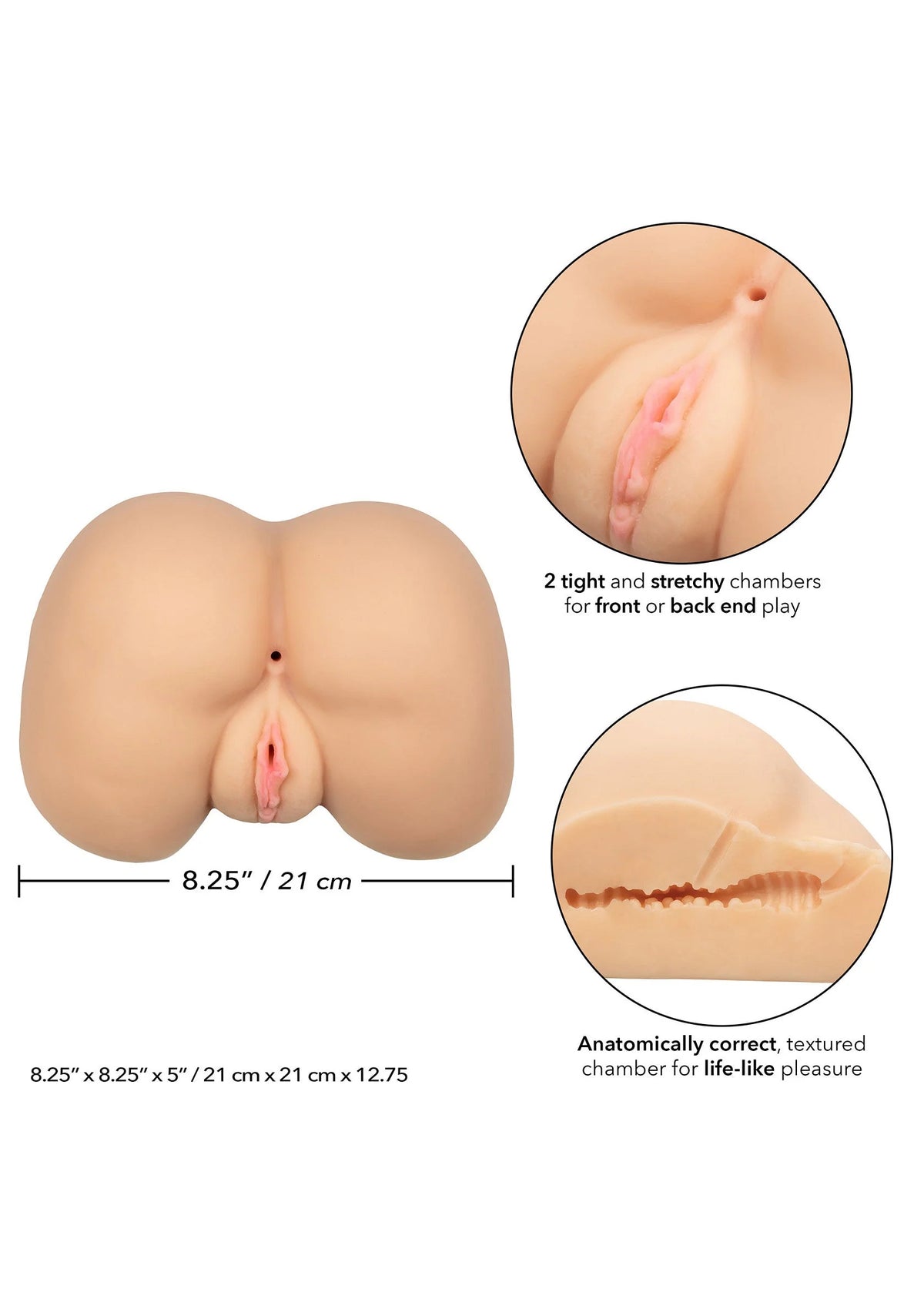 Bestel: Stroke It Life size Ass Skin by CalExotics - bij Happytoys.nl, happytoys.be, Happytoys.ae: erotische sex webshop | liever Happy dan Easy ⭐⭐⭐⭐⭐