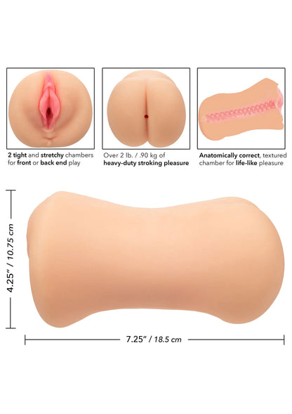 Bestel: Stroke It Dual Entry Pussy Ass by CalExotics - bij Happytoys.nl, happytoys.be, Happytoys.ae: erotische sex webshop | liever Happy dan Easy ⭐⭐⭐⭐⭐