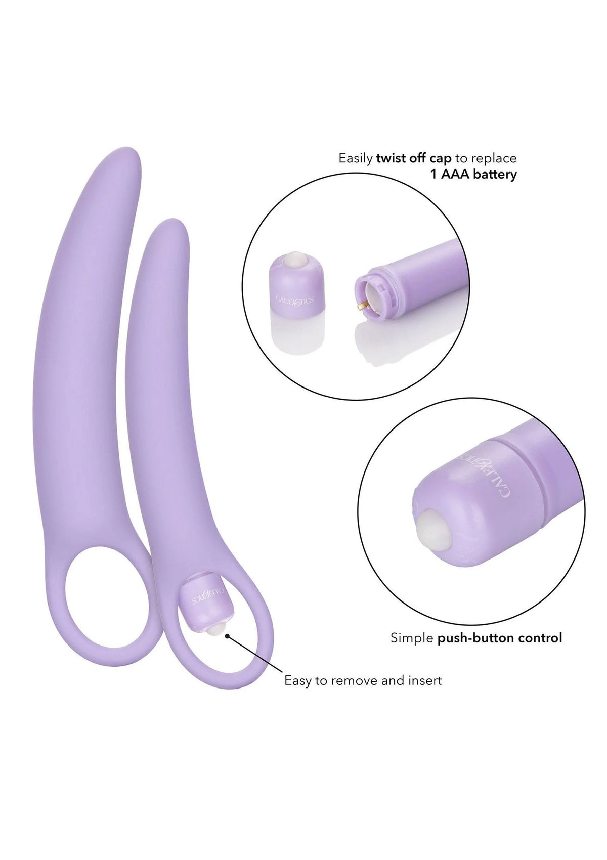 Bestel: Isabelle Set of 2 Dilators - bij Happytoys.nl, happytoys.be, Happytoys.ae: erotische sex webshop | liever Happy dan Easy ⭐⭐⭐⭐⭐