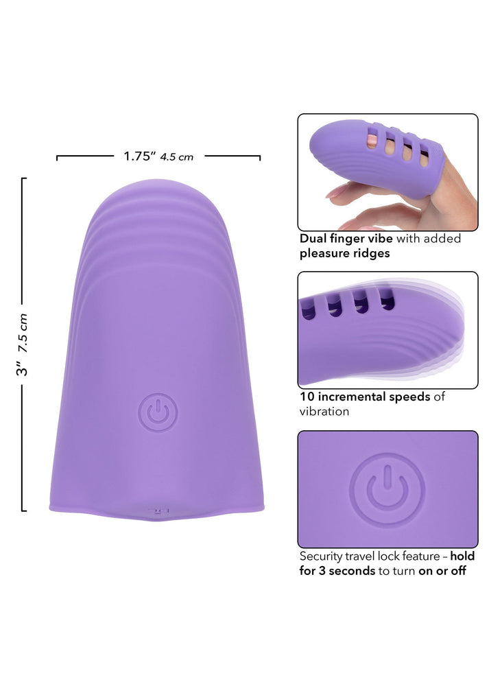 Bestel: Rechargeable Finger Vibe by Dr Laura Berman - bij Happytoys.nl, happytoys.be, Happytoys.ae: erotische sex webshop | liever Happy dan Easy ⭐⭐⭐⭐⭐