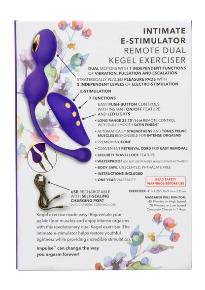 Bestel: Impulse Intimate E - Stimulator Remote Dual Kegel Exerciser by CalExotics - bij Happytoys.nl, happytoys.be, Happytoys.ae: erotische sex webshop | liever Happy dan Easy ⭐⭐⭐⭐⭐