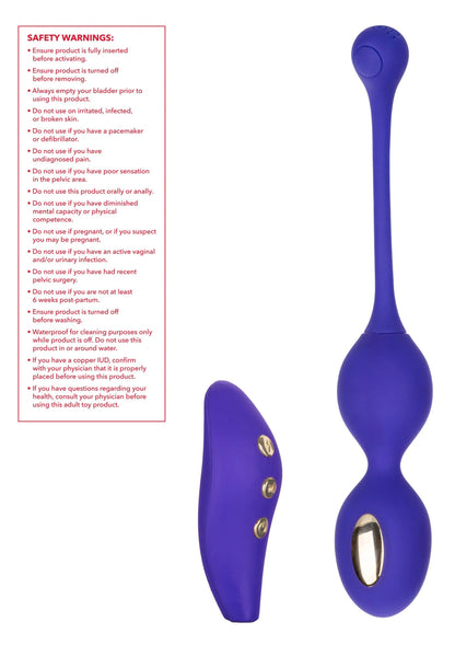 Bestel: Impulse Intimate E - Stimulator Remote Dual Kegel Exerciser by CalExotics - bij Happytoys.nl, happytoys.be, Happytoys.ae: erotische sex webshop | liever Happy dan Easy ⭐⭐⭐⭐⭐