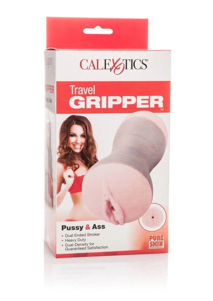 Bestel: Travel Gripper Pussy & Ass stroker by CalExotics - bij Happytoys.nl, happytoys.be, Happytoys.ae: erotische sex webshop | liever Happy dan Easy ⭐⭐⭐⭐⭐