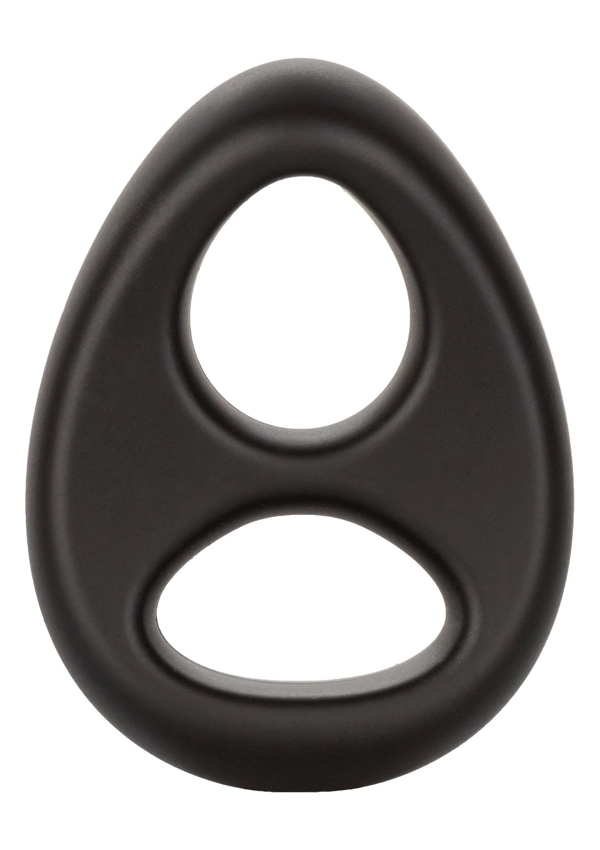 Bestel: Ultra - Soft Dual Ring Cock & Scrotum ring by CalExotics - bij Happytoys.nl, happytoys.be, Happytoys.ae: erotische sex webshop | liever Happy dan Easy ⭐⭐⭐⭐⭐ - Default Title - 13656 - BLACK