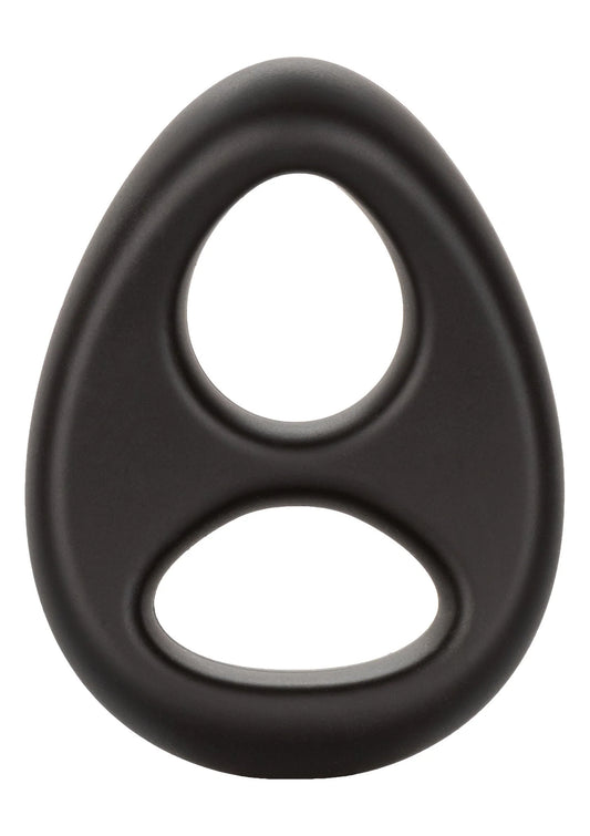 Bestel: Ultra - Soft Dual Ring Cock & Scrotum ring by CalExotics - bij Happytoys: de erotische sex webshop | liever Happy dan Easy ⭐⭐⭐⭐⭐