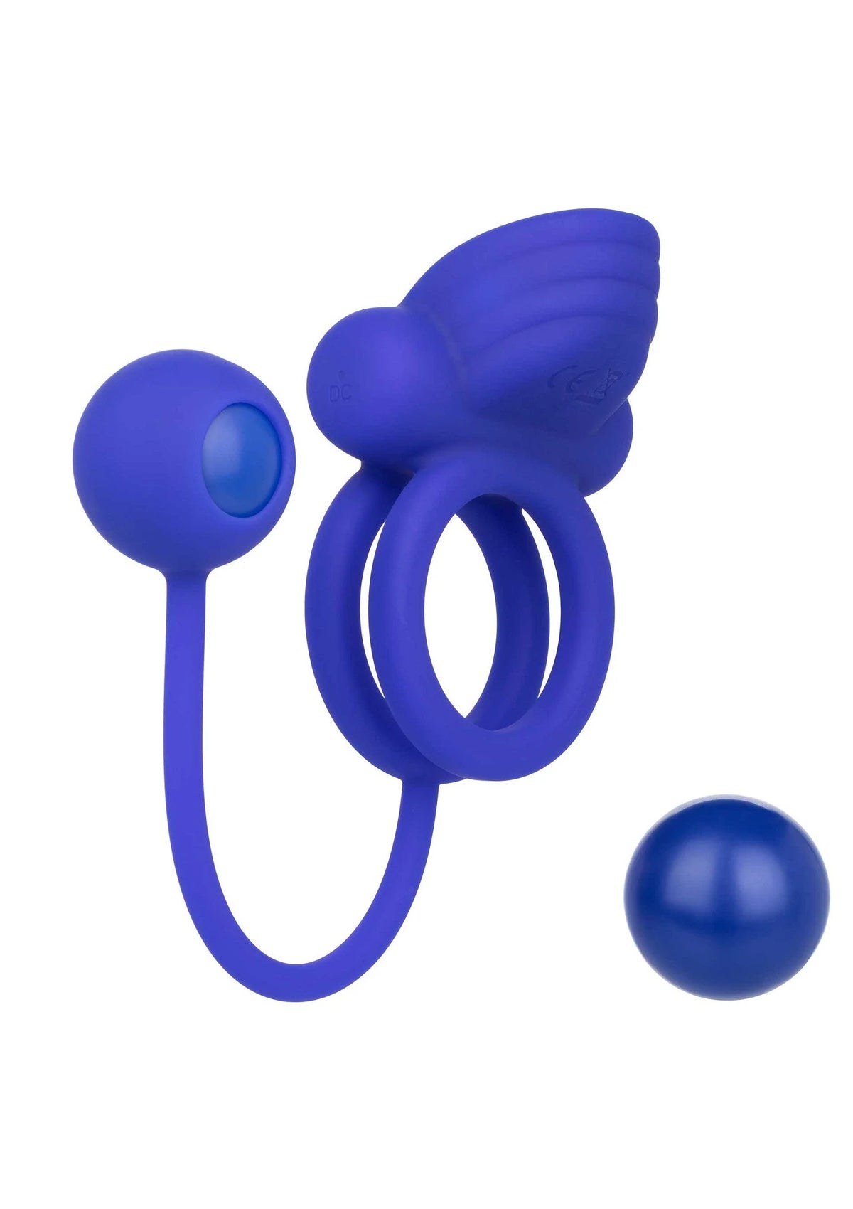 Bestel: Silicone Rechargeable Dual Rockin' Rim Enhancer by CalExotics - bij Happytoys.nl, happytoys.be, Happytoys.ae: erotische sex webshop | liever Happy dan Easy ⭐⭐⭐⭐⭐ - Default Title - 13674 - PURPLE