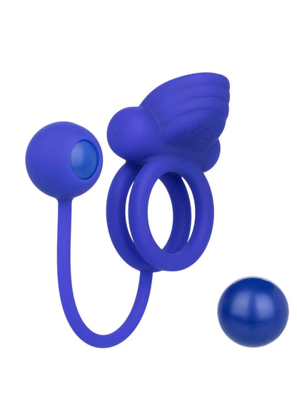 Bestel: Silicone Rechargeable Dual Rockin' Rim Enhancer by CalExotics - bij Happytoys.nl, happytoys.be, Happytoys.ae: erotische sex webshop | liever Happy dan Easy ⭐⭐⭐⭐⭐ - Default Title - 13674 - PURPLE