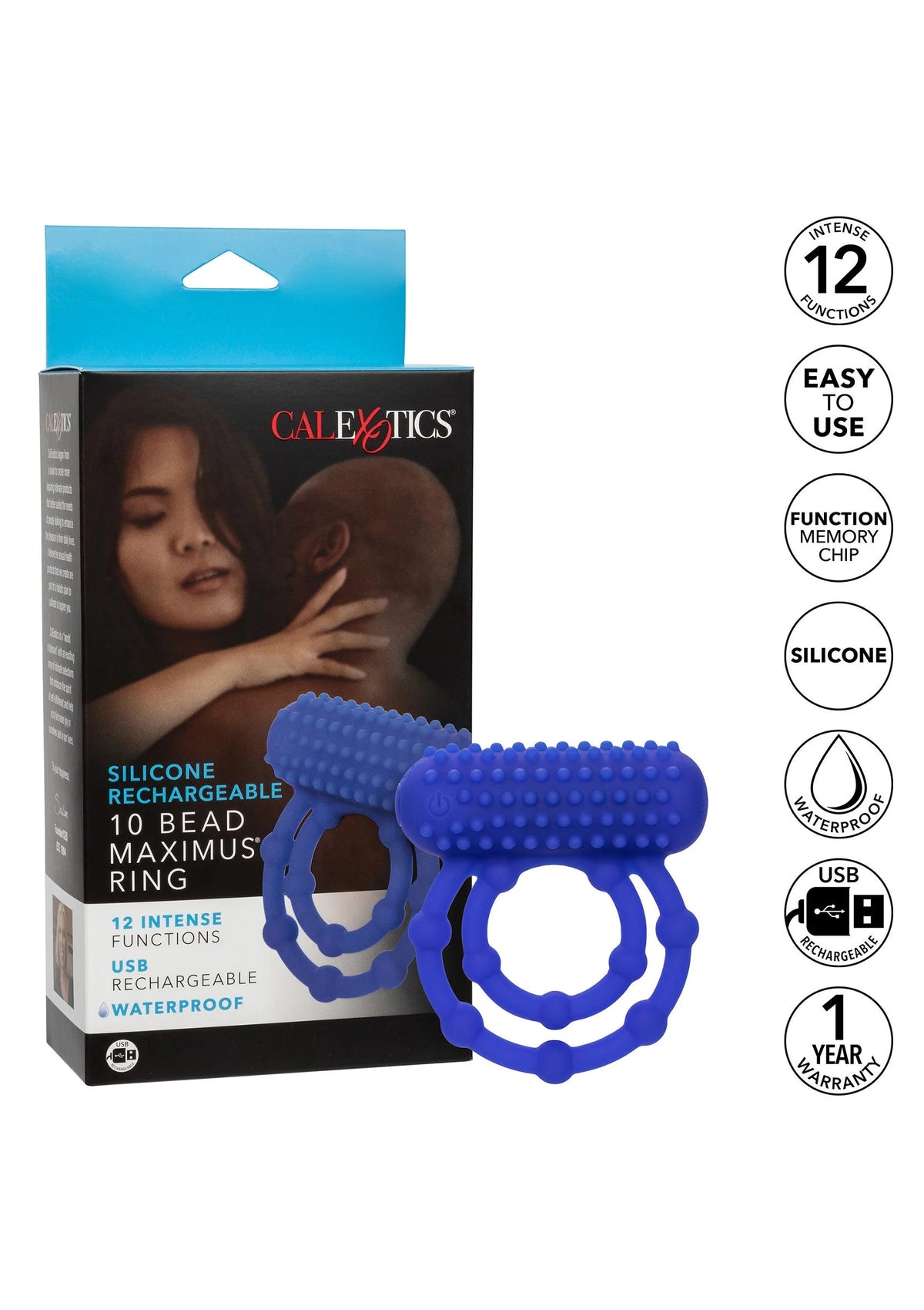 Bestel: 10 Bead Maximus Ring - bij Happytoys.nl, happytoys.be, Happytoys.ae: erotische sex webshop | liever Happy dan Easy ⭐⭐⭐⭐⭐