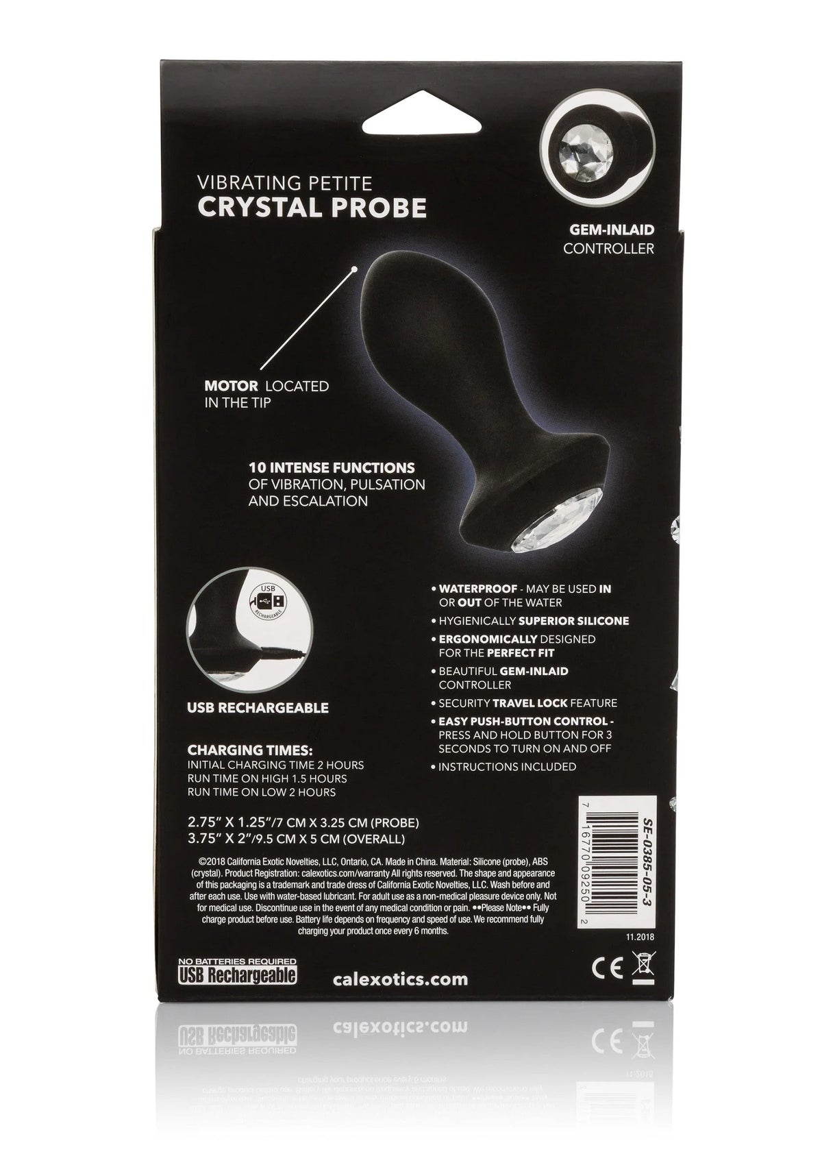 Bestel: Vibrating Petite Crystal Probe - bij Happytoys.nl, happytoys.be, Happytoys.ae: erotische sex webshop | liever Happy dan Easy ⭐⭐⭐⭐⭐