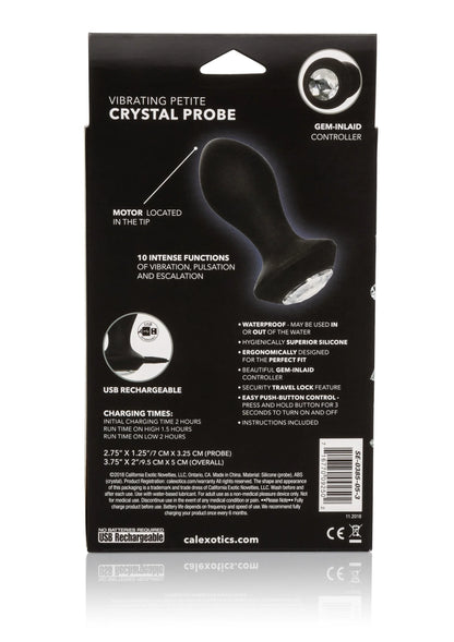 Bestel: Vibrating Petite Crystal Probe - bij Happytoys.nl, happytoys.be, Happytoys.ae: erotische sex webshop | liever Happy dan Easy ⭐⭐⭐⭐⭐