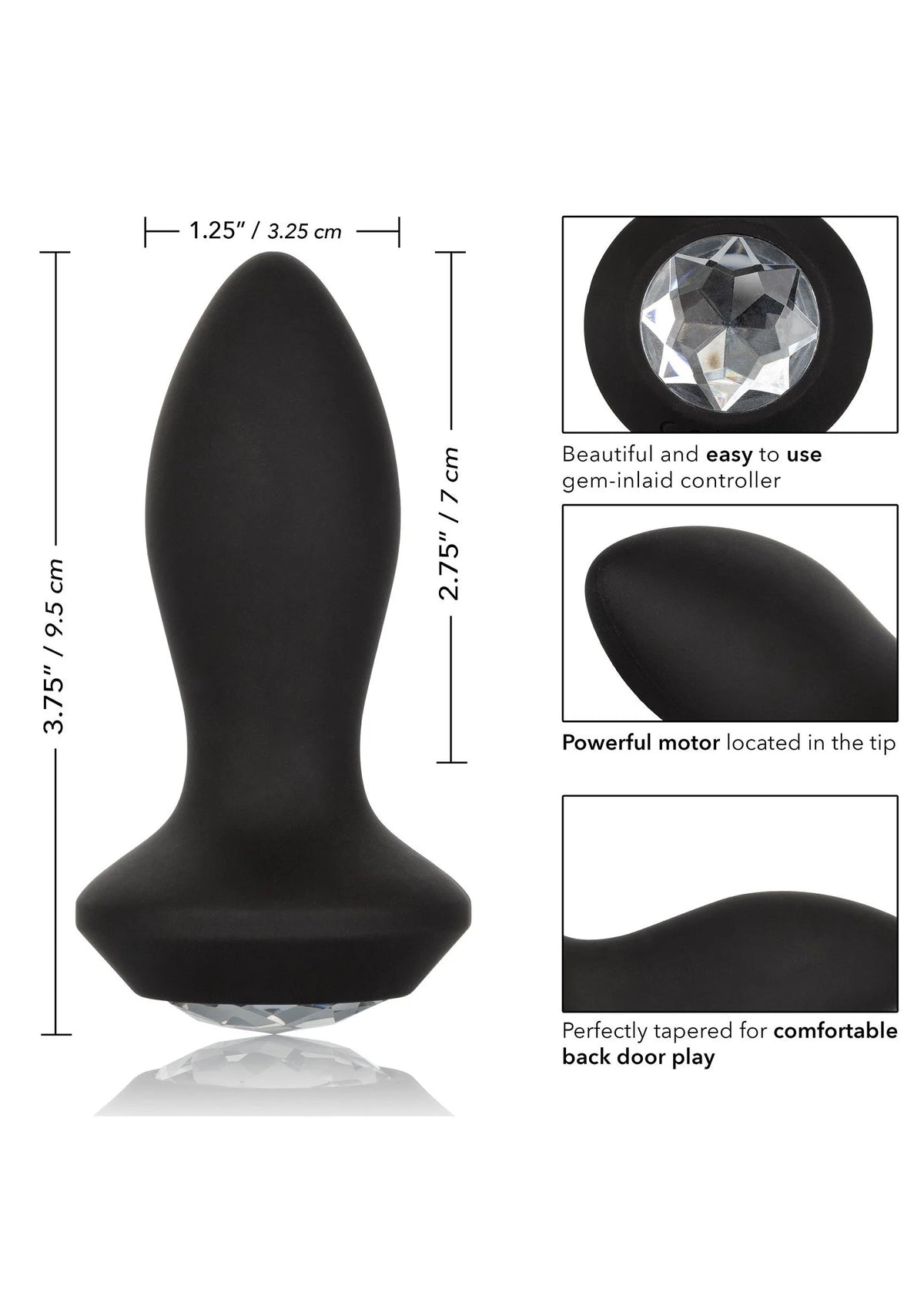Bestel: Vibrating Petite Crystal Probe - bij Happytoys.nl, happytoys.be, Happytoys.ae: erotische sex webshop | liever Happy dan Easy ⭐⭐⭐⭐⭐