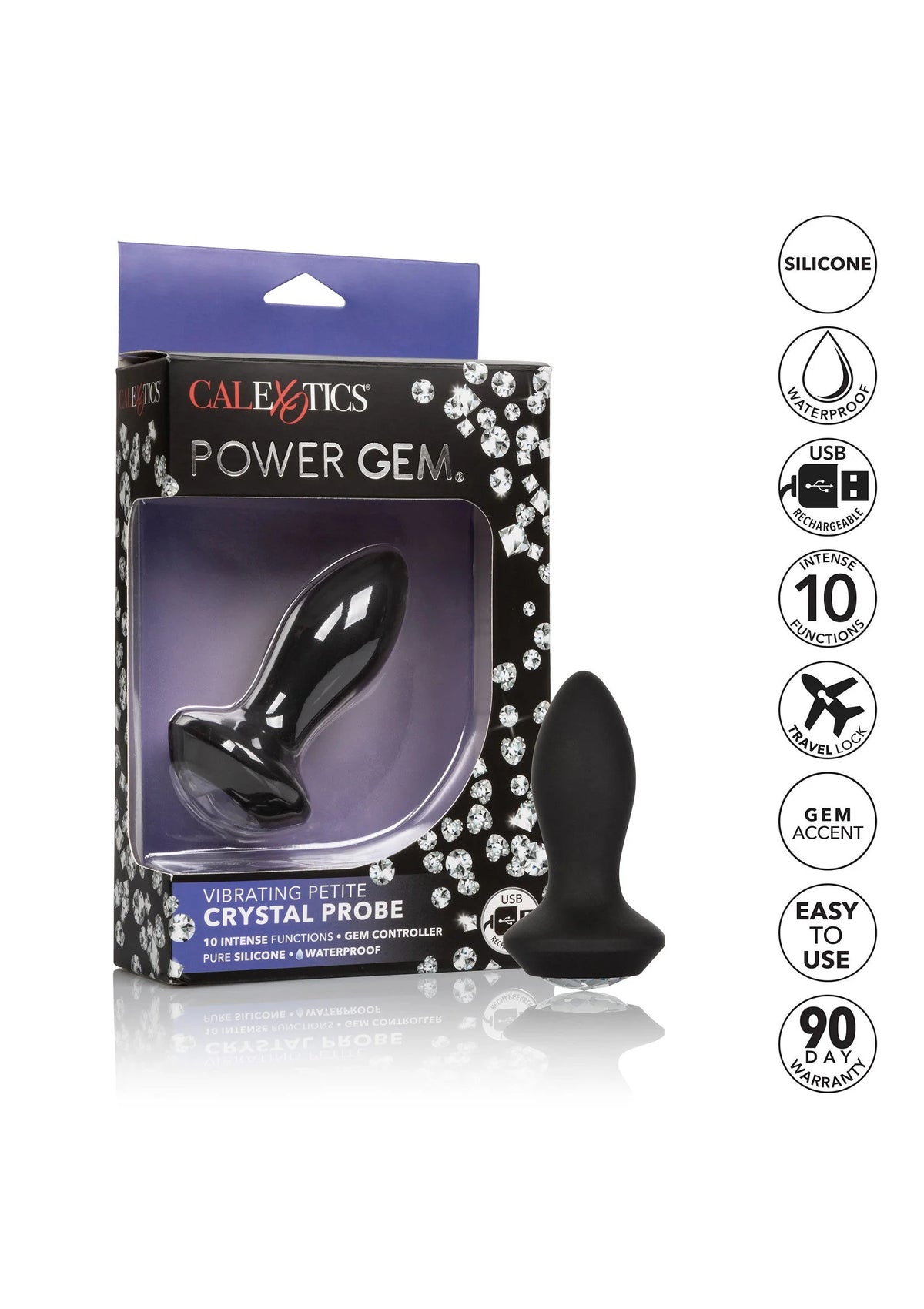 Bestel: Vibrating Petite Crystal Probe - bij Happytoys.nl, happytoys.be, Happytoys.ae: erotische sex webshop | liever Happy dan Easy ⭐⭐⭐⭐⭐