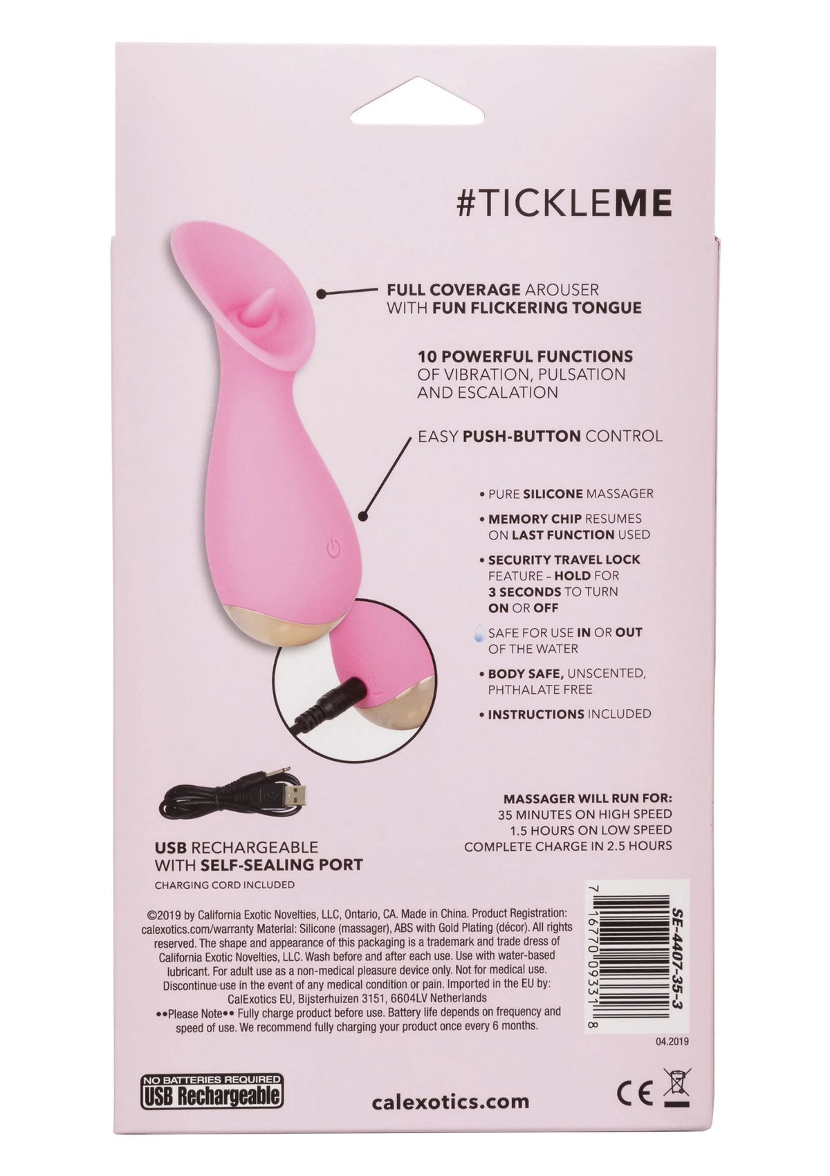 Bestel: Slay #TickleMe by CalExotics - bij Happytoys.nl, happytoys.be, Happytoys.ae: erotische sex webshop | liever Happy dan Easy ⭐⭐⭐⭐⭐