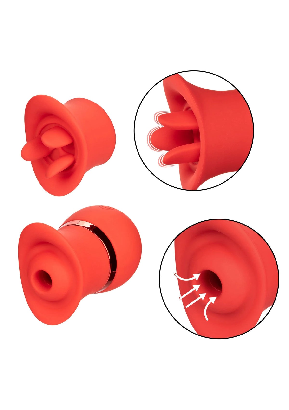 Bestel: French Kiss Suck & Play Interchangeable Set by CalExotics - bij Happytoys.nl, happytoys.be, Happytoys.ae: erotische sex webshop | liever Happy dan Easy ⭐⭐⭐⭐⭐