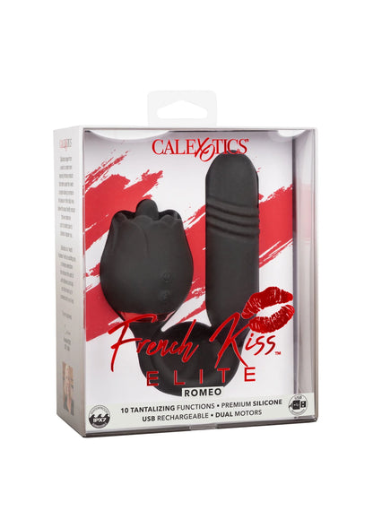 Bestel: French Kiss Elite Romeo double action vibrator by CalExotics - bij Happytoys.nl, happytoys.be, Happytoys.ae: erotische sex webshop | liever Happy dan Easy ⭐⭐⭐⭐⭐