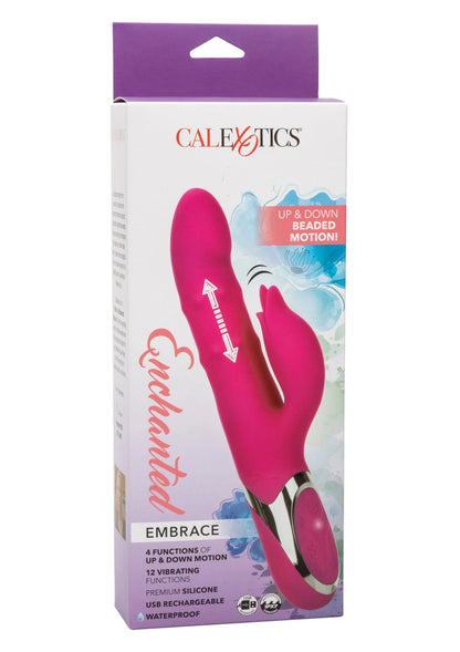 Bestel: Enchanted Embrace Double Thrusting Vibrator by CalExotics - bij Happytoys: de erotische sex webshop | liever Happy dan Easy ⭐⭐⭐⭐⭐