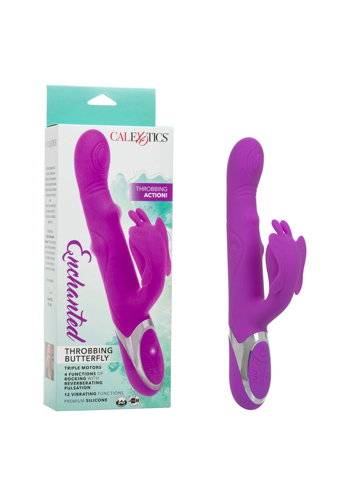 Bestel: Throbbing Butterfly vibrator by CalExotics Enchanted - bij Happytoys: de erotische sex webshop | liever Happy dan Easy ⭐⭐⭐⭐⭐