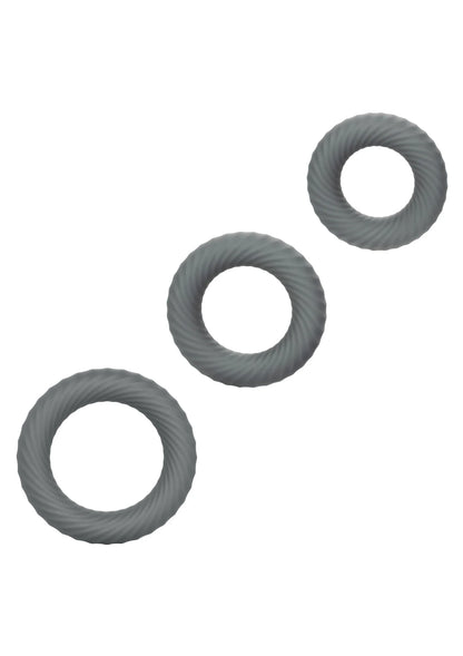 Bestel: Link Up Ultra - Soft Ultimate Set Cockring by CalExotics - bij Happytoys.nl, happytoys.be, Happytoys.ae: erotische sex webshop | liever Happy dan Easy ⭐⭐⭐⭐⭐ - Default Title - 14170 - GREY