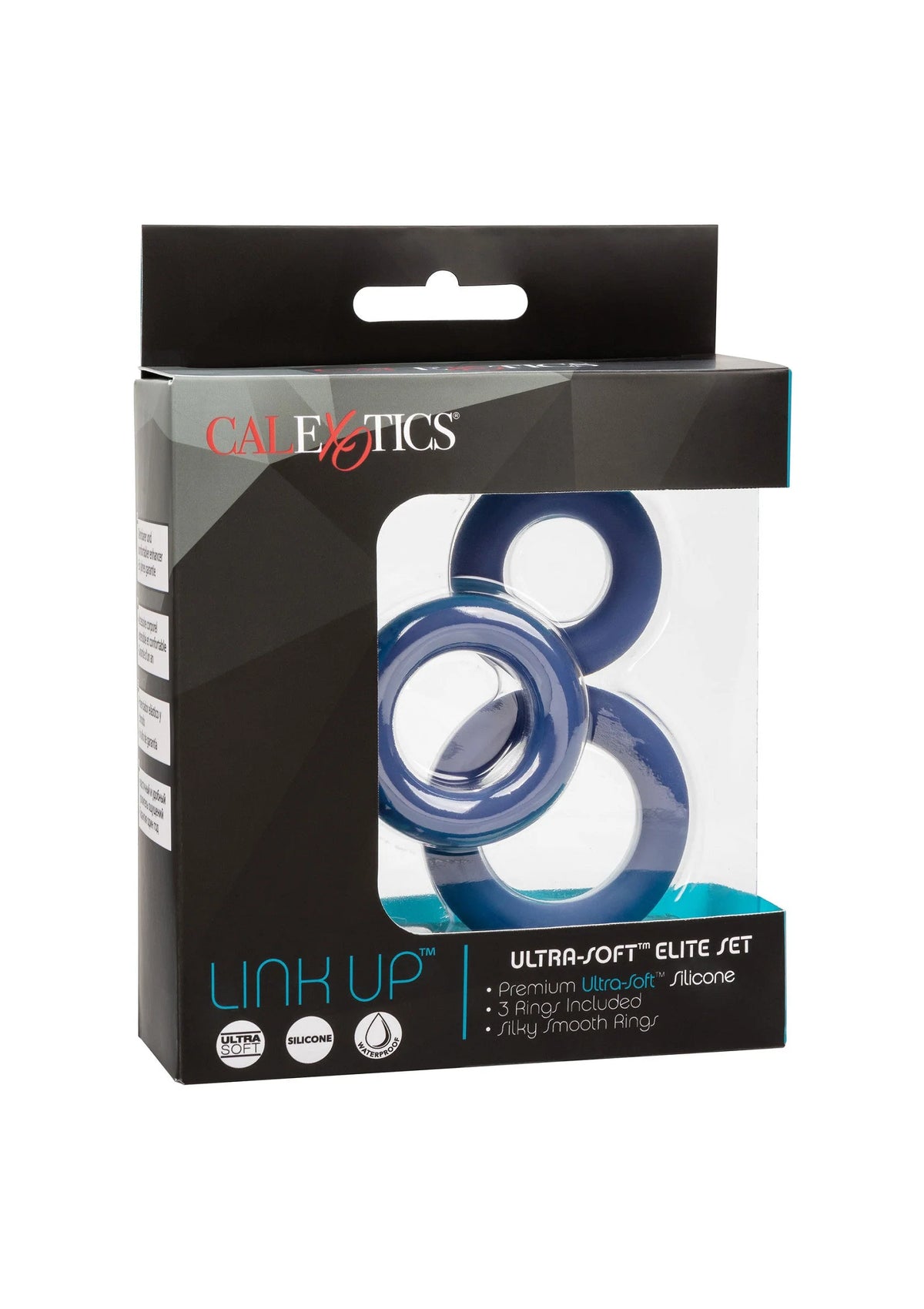 Bestel: Link Up Ultra - Soft Elite Set Cockring by CalExotics - bij Happytoys.nl, happytoys.be, Happytoys.ae: erotische sex webshop | liever Happy dan Easy ⭐⭐⭐⭐⭐