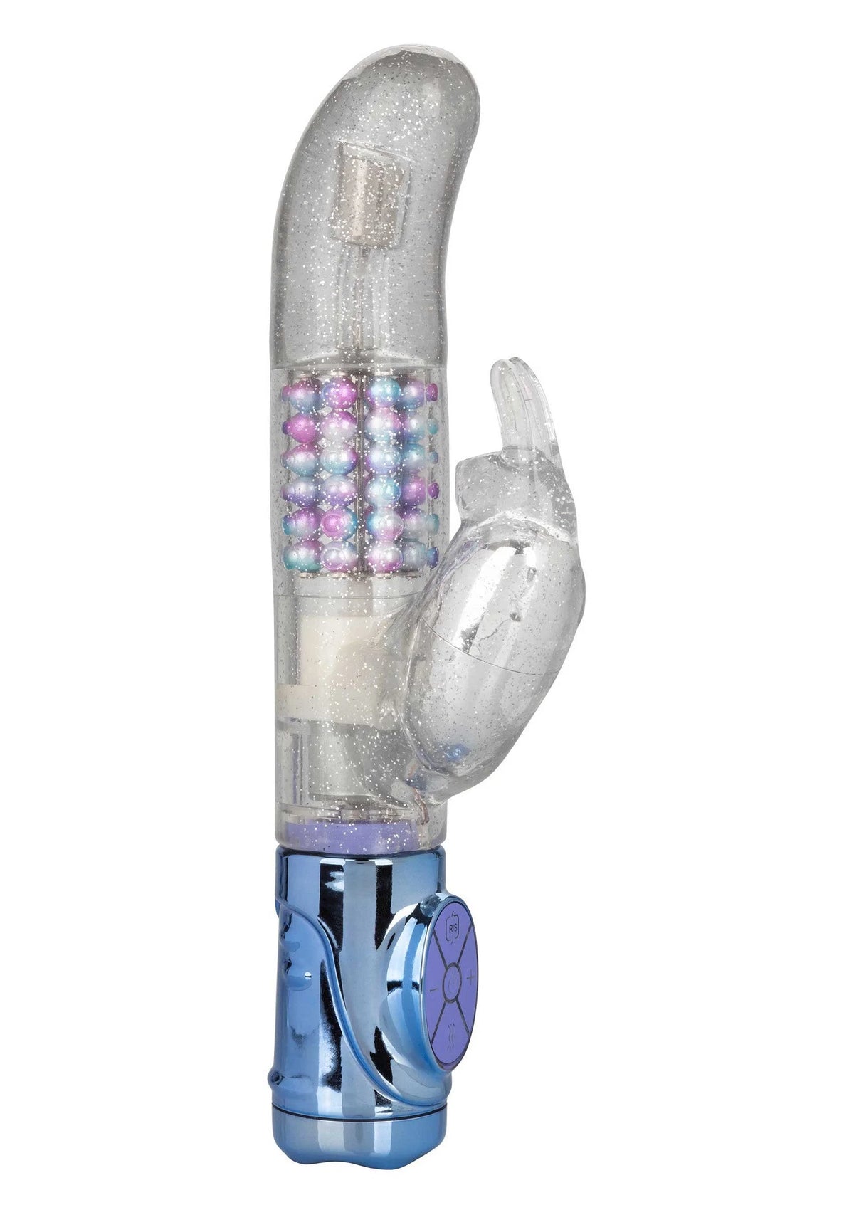 Bestel: Naughty Bits Party in my Pants Jack Rabbit Vibrator CalExotics - bij Happytoys.nl, happytoys.be, Happytoys.ae: erotische sex webshop | liever Happy dan Easy ⭐⭐⭐⭐⭐ - Default Title - 14184 - CLEAR