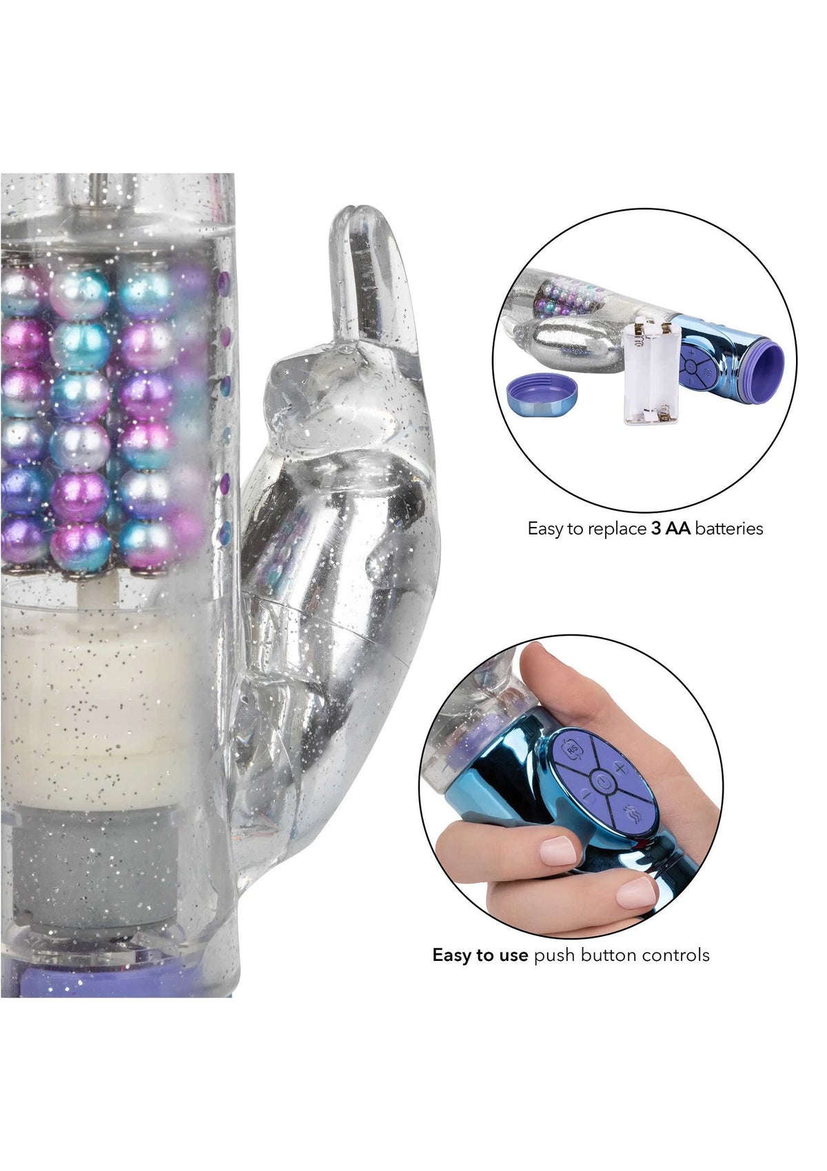 Bestel: Naughty Bits Party in my Pants Jack Rabbit Vibrator CalExotics - bij Happytoys.nl, happytoys.be, Happytoys.ae: erotische sex webshop | liever Happy dan Easy ⭐⭐⭐⭐⭐