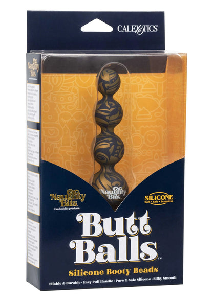 Bestel: Naughty Bits Butt Balls Silicone Booty Beads by CalExotics - bij Happytoys.nl, happytoys.be, Happytoys.ae: erotische sex webshop | liever Happy dan Easy ⭐⭐⭐⭐⭐