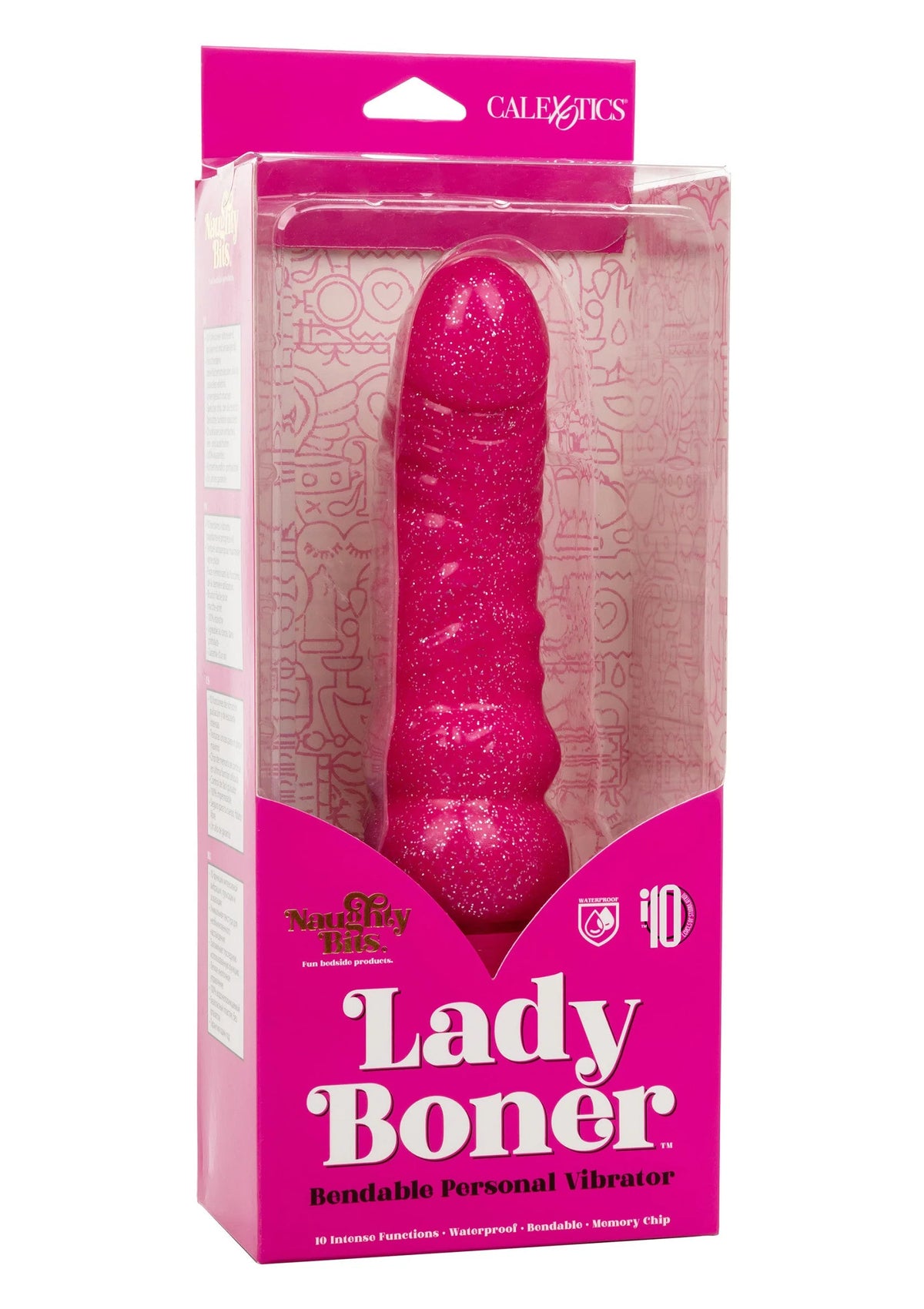 Bestel: Lady Boner Bendable Vibrator by CalExotics Naughty Bits - bij Happytoys.nl, happytoys.be, Happytoys.ae: erotische sex webshop | liever Happy dan Easy ⭐⭐⭐⭐⭐