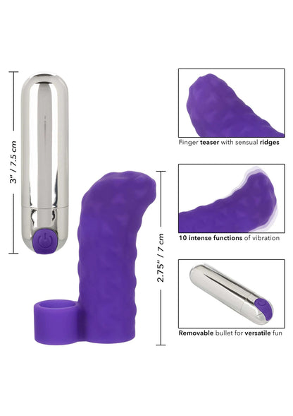 Bestel: Rechargeable Finger Teaser by CalExotics Intimate Play - bij Happytoys.nl, happytoys.be, Happytoys.ae: erotische sex webshop | liever Happy dan Easy ⭐⭐⭐⭐⭐