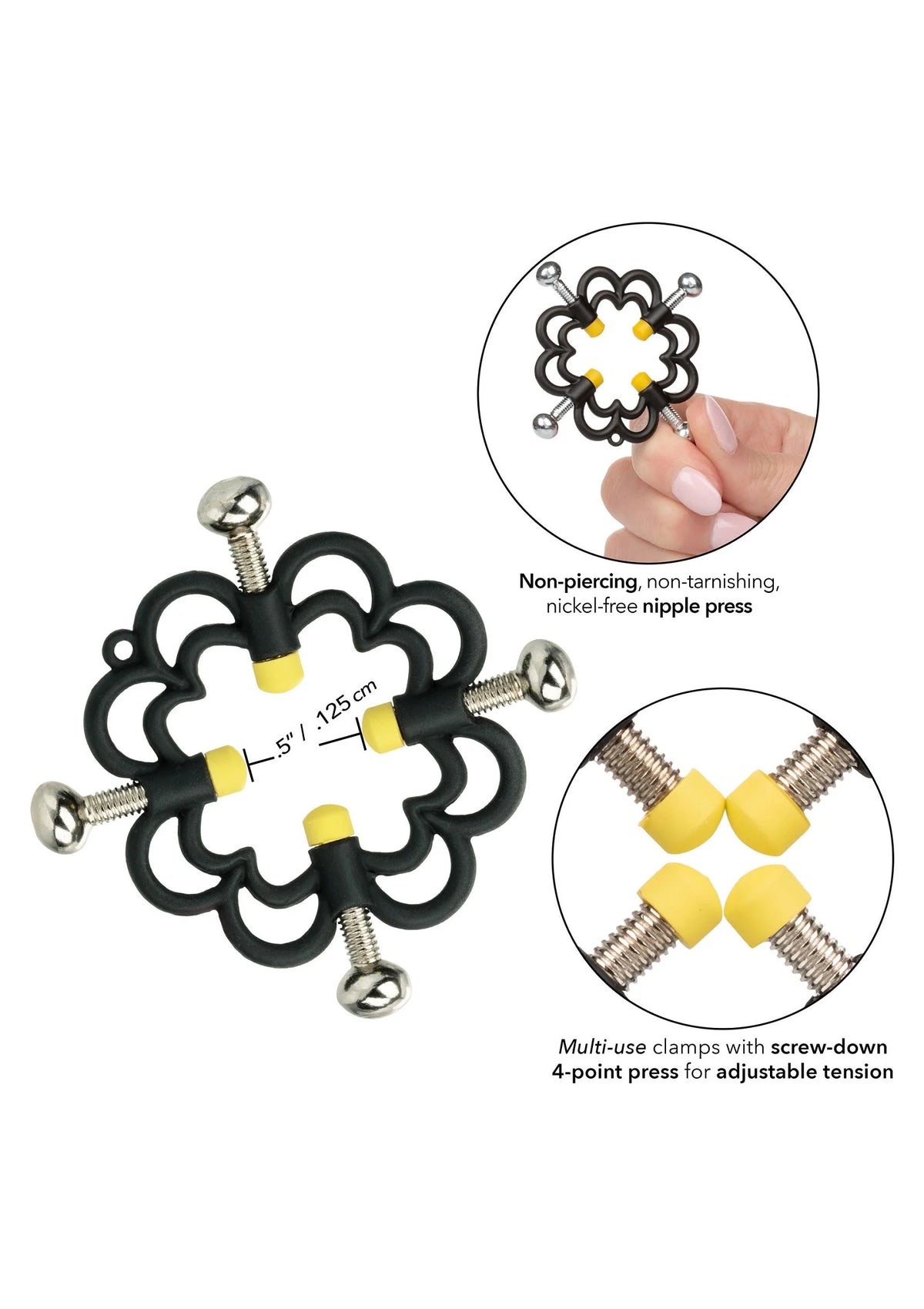 Bestel: Boundless Nipple Grips by CalExotics - bij Happytoys.nl, happytoys.be, Happytoys.ae: erotische sex webshop | liever Happy dan Easy ⭐⭐⭐⭐⭐