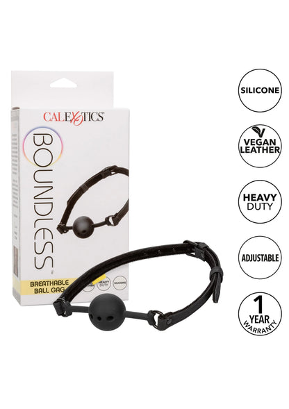 Bestel: Boundless Breathable Ball Gag CalExotics - bij Happytoys.nl, happytoys.be, Happytoys.ae: erotische sex webshop | liever Happy dan Easy ⭐⭐⭐⭐⭐