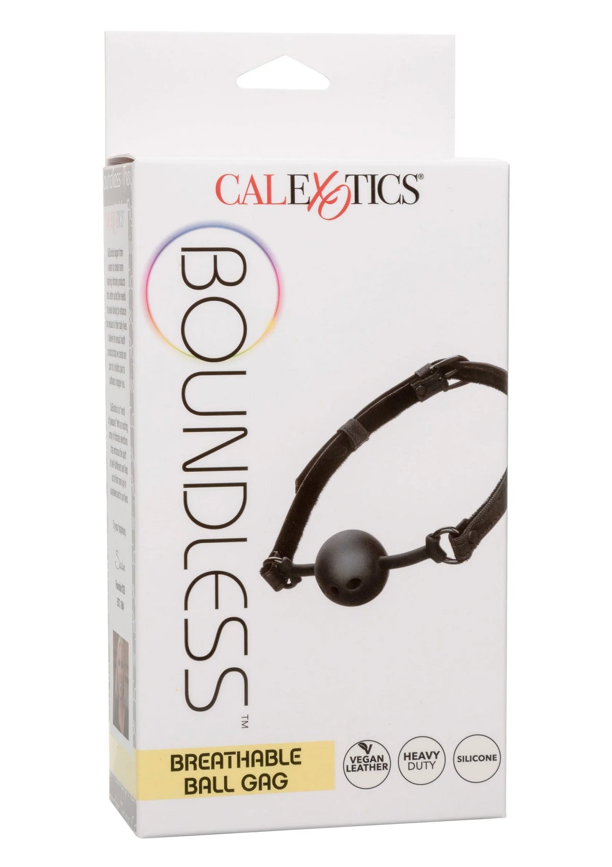 Bestel: Boundless Breathable Ball Gag CalExotics - bij Happytoys.nl, happytoys.be, Happytoys.ae: erotische sex webshop | liever Happy dan Easy ⭐⭐⭐⭐⭐