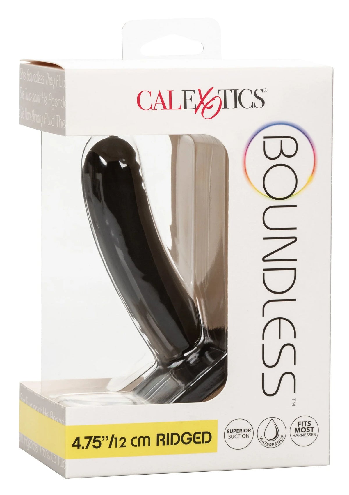 Bestel: Boundless 4.75”/12 cm Ridged by CalExotics - bij Happytoys.nl, happytoys.be, Happytoys.ae: erotische sex webshop | liever Happy dan Easy ⭐⭐⭐⭐⭐