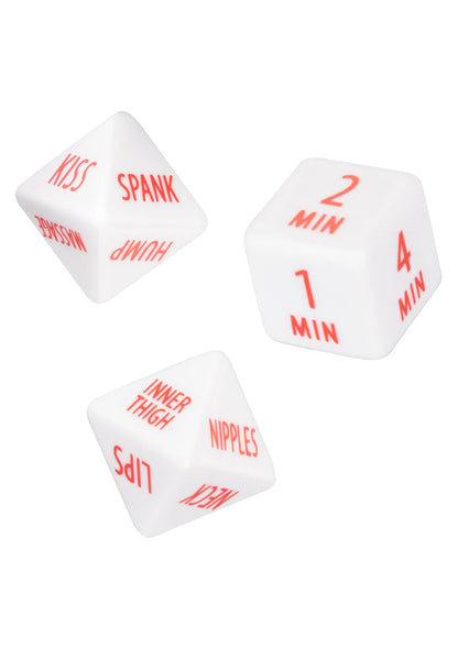 Bestel: Tempt & Tease Dice (EN) by CalExotics - bij Happytoys.nl, happytoys.be, Happytoys.ae: erotische sex webshop | liever Happy dan Easy ⭐⭐⭐⭐⭐ - Default Title - 14262 - WHITE