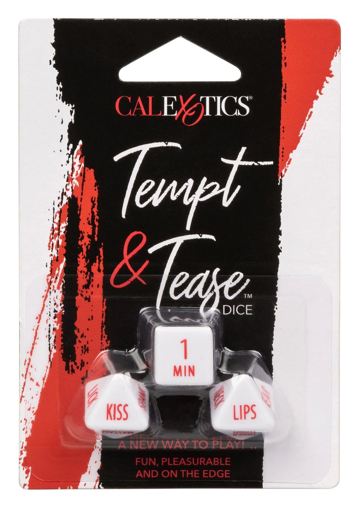 Bestel: Tempt & Tease Dice (EN) by CalExotics - bij Happytoys.nl, happytoys.be, Happytoys.ae: erotische sex webshop | liever Happy dan Easy ⭐⭐⭐⭐⭐