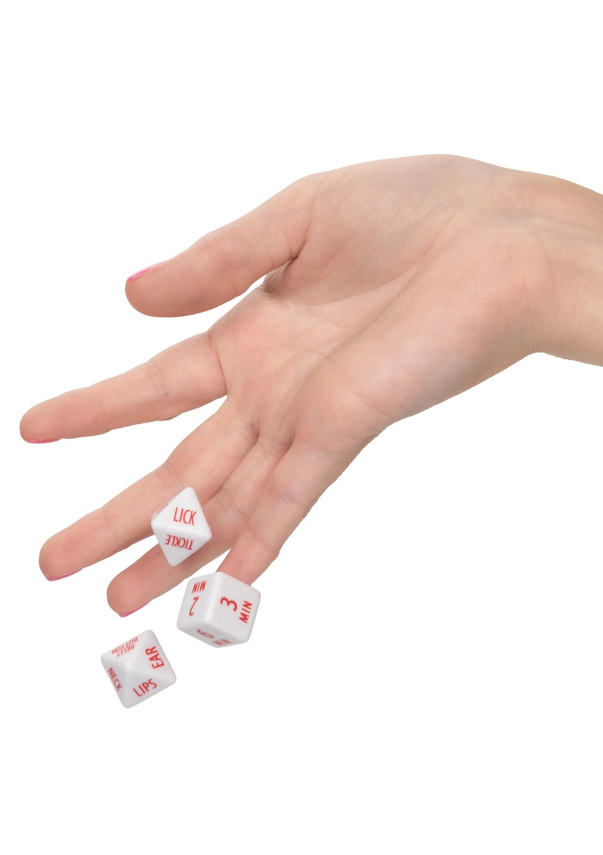 Bestel: Tempt & Tease Dice (EN) by CalExotics - bij Happytoys.nl, happytoys.be, Happytoys.ae: erotische sex webshop | liever Happy dan Easy ⭐⭐⭐⭐⭐