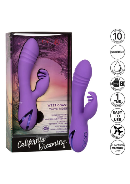 Bestel: California Dreaming West Coast Wave Rider by CalExotics - bij Happytoys.nl, happytoys.be, Happytoys.ae: erotische sex webshop | liever Happy dan Easy ⭐⭐⭐⭐⭐