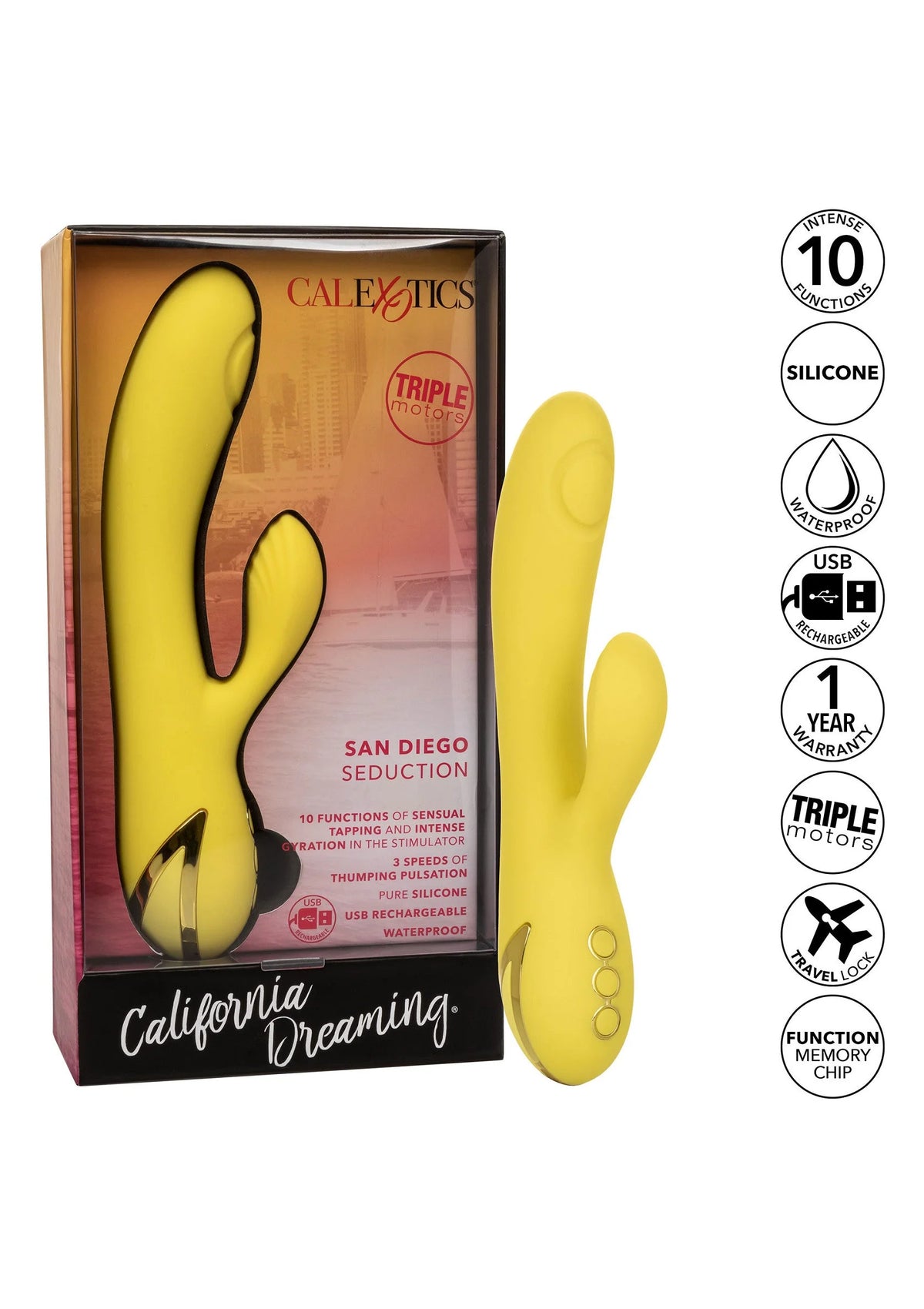 Bestel: California Dreaming San Diego Seduction by CalExotics - bij Happytoys.nl, happytoys.be, Happytoys.ae: erotische sex webshop | liever Happy dan Easy ⭐⭐⭐⭐⭐